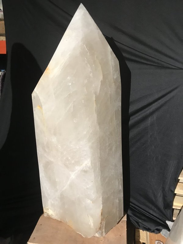 Bergkristall-Erdenhüter-Kristall aus Brasilien