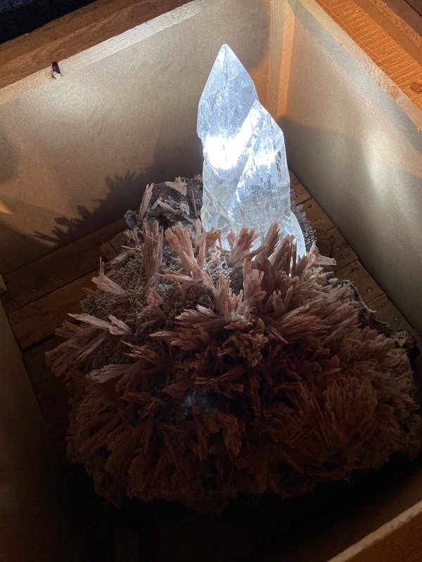 gorgeous maria glass, our most beautiful clear selenite crystal from Brazil