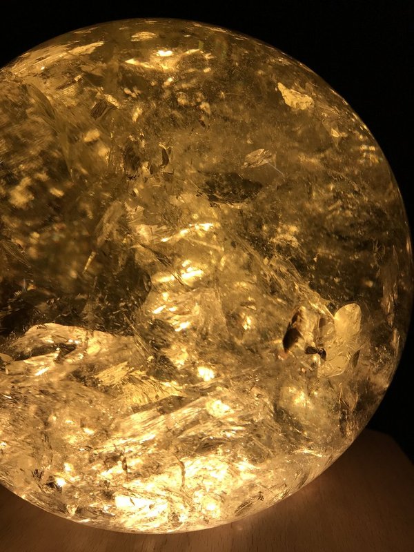 great citrine ball from Zambia