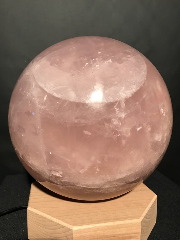 Rose quartz ball from Brazil