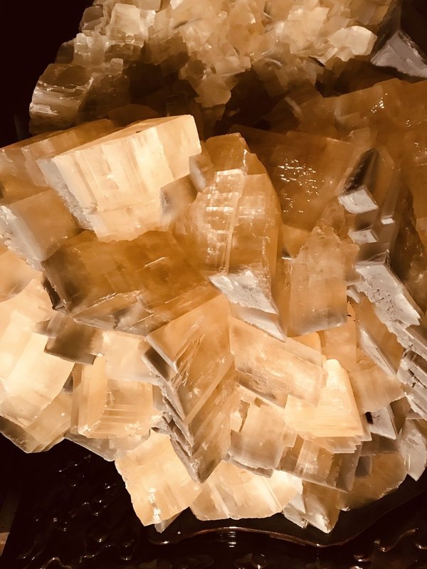 huge big yellow calcite from Guilin in China