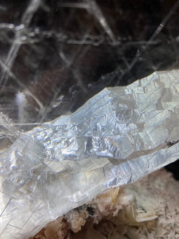 huge maria glass, very clear shapely selenite crystal from Brazil