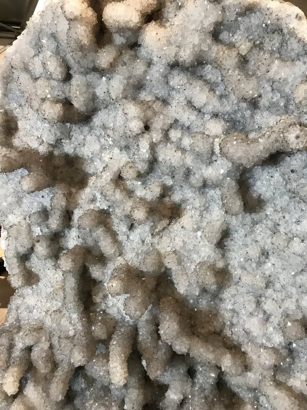 Rauchquarz-graue Amethyst-Stalaktiten-Druse aus Santa Katharina in Brasilien