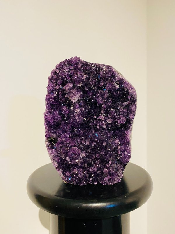 Super beautiful Uruguay amethyst druse with very best color