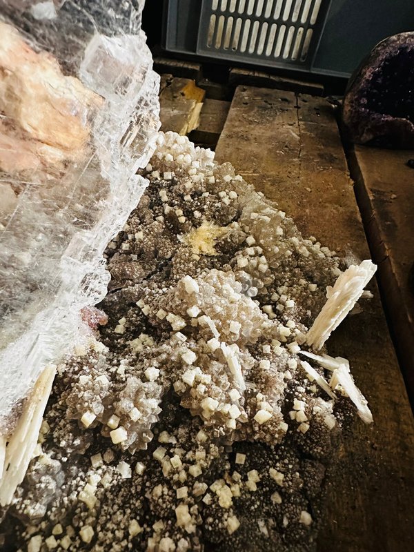 Marienglas, sehr klarer Selenitkristall aus Brasilien