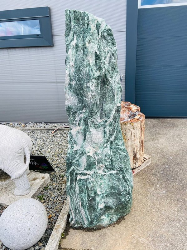 gigantischer großer Fuchsitkristall-Rohstein aus Norwegen