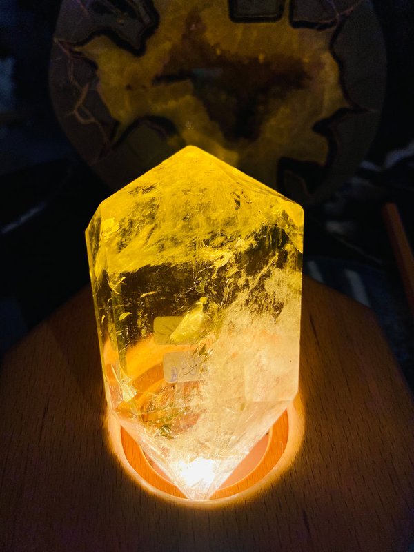 Citrin-Doppelender Kristall
