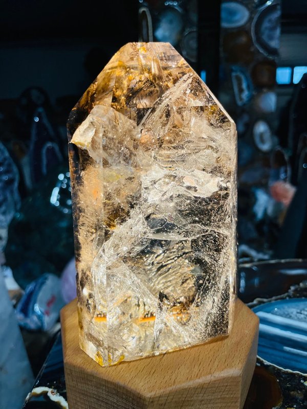 Wunderschöner Elestial-Kristall
